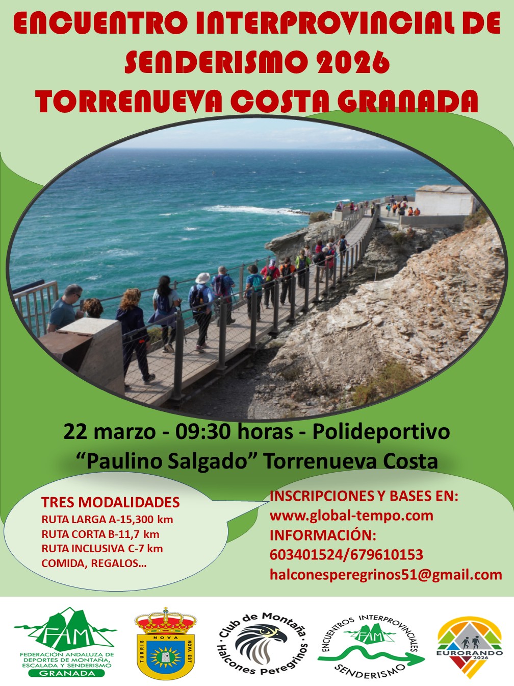 ENCUENTRO PROVINCIAL DE SENDERISMO 2026 - TORRENUEVA COSTA GRANADA